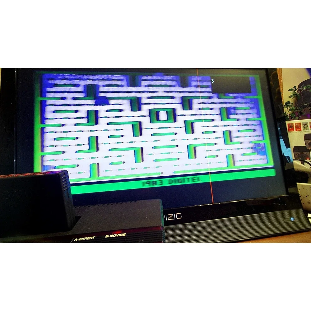 4x Digitel Cosmovision Atari 2600 Games Pac-Man Volleyball Planet Patrol Brazil